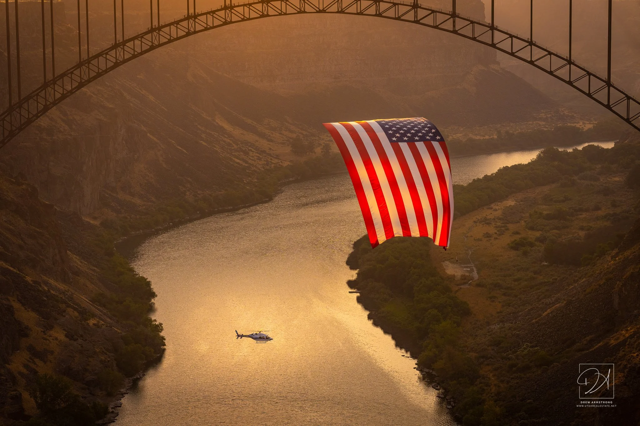 Follow The Flag in Twin Falls Idaho — Drew Armstrong Fine Art